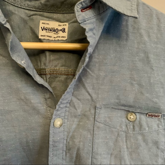 Men’s Jack & Jones “Vintage” Button Up Collared Tee - Picture 3 of 6